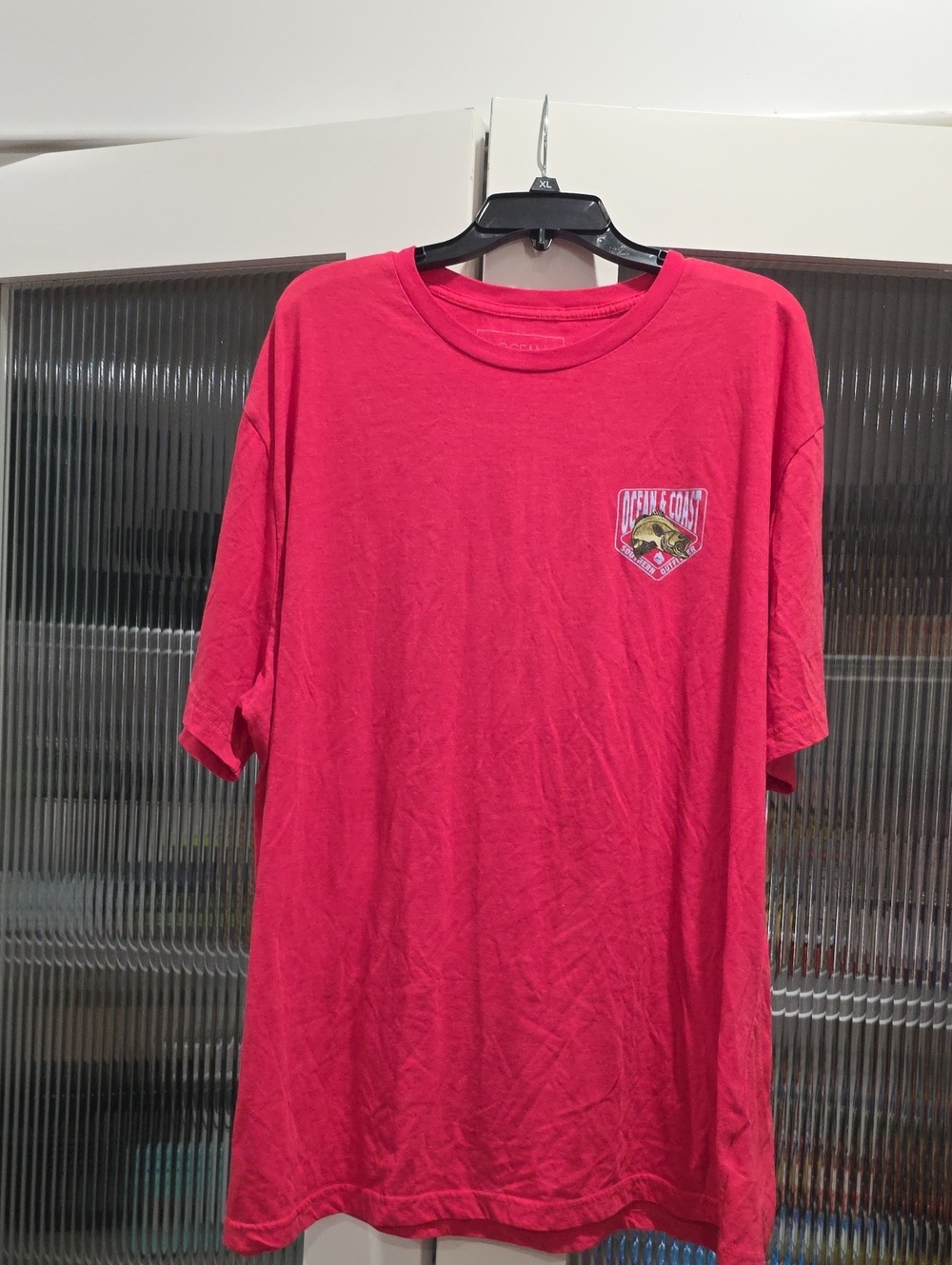 Red Graphic Pocket Tee